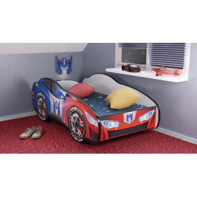 Detská auto posteľ Top Beds Racing Car Hero - Prime Car 140cm x 70cm - 5cm